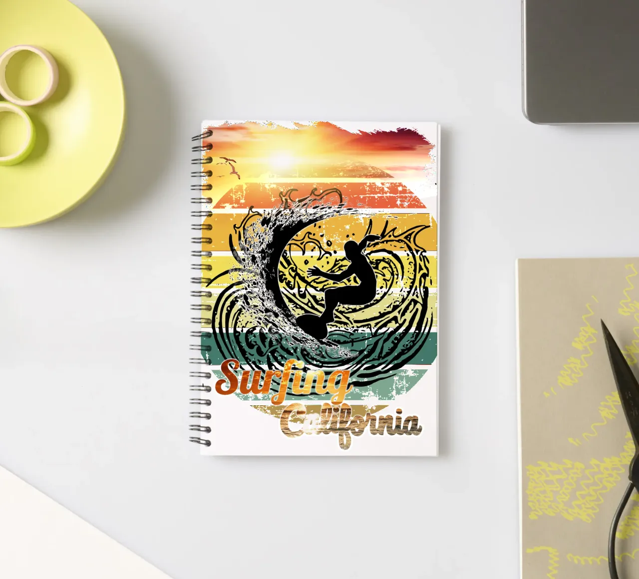 Surf Life Oval 2a - Summer Sun Vibes 12b diario ad anelli da surfer28
