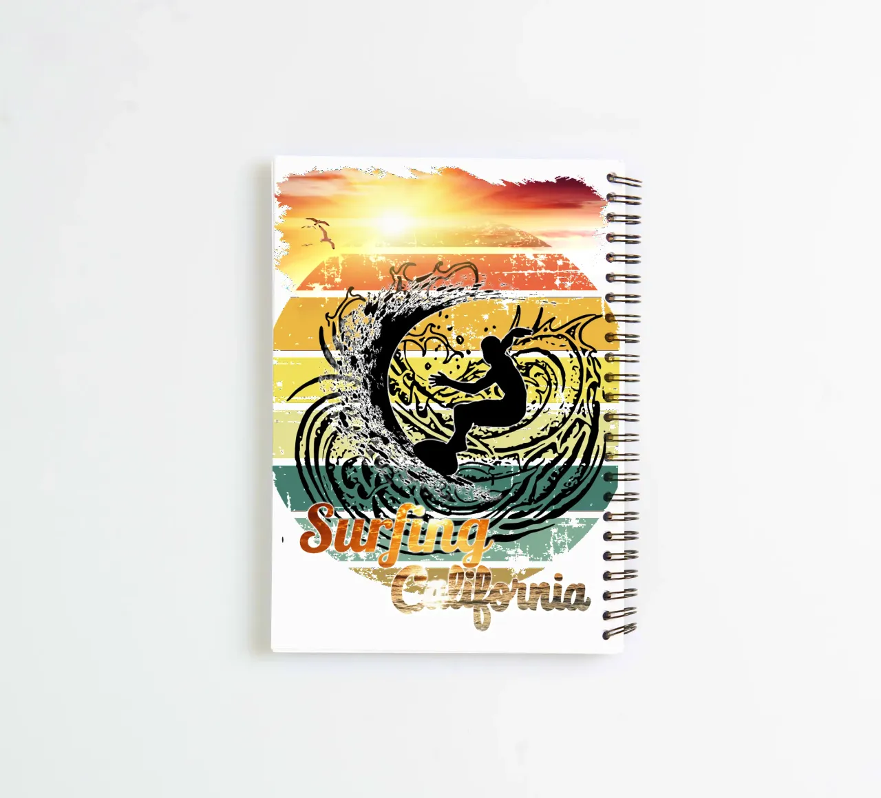 Surf Life Oval 2a - Summer Sun Vibes 12b diario ad anelli da surfer28