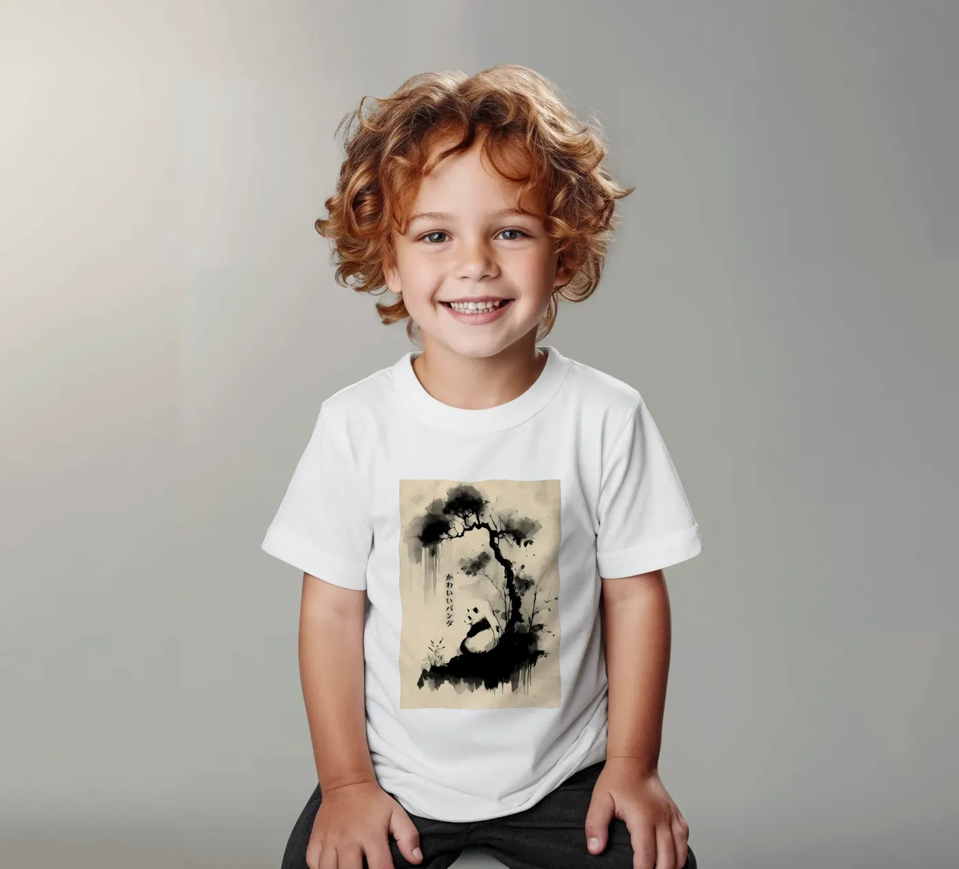 Panda t-shirt bambini da James M Coyle