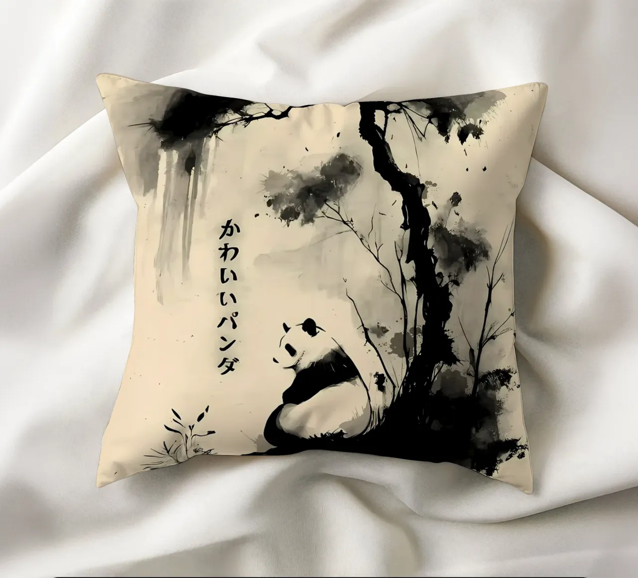 Panda cuscino da James M Coyle