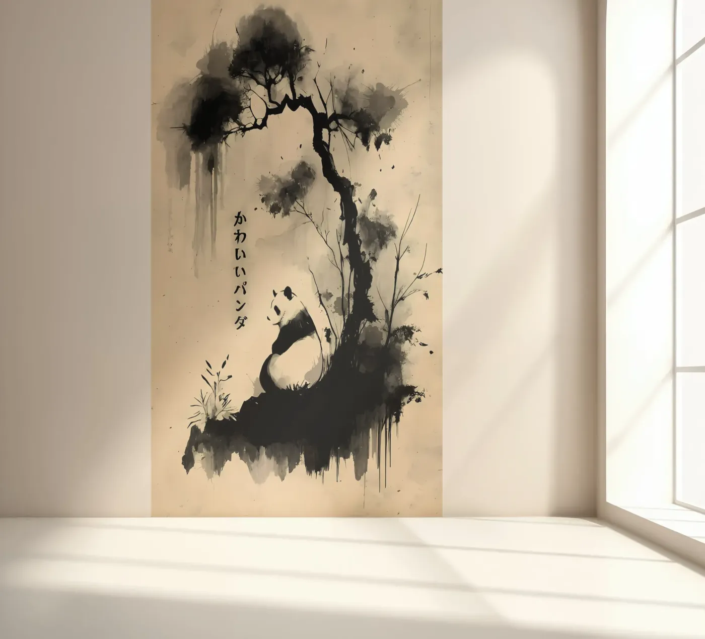 Panda fotobehang van James M Coyle