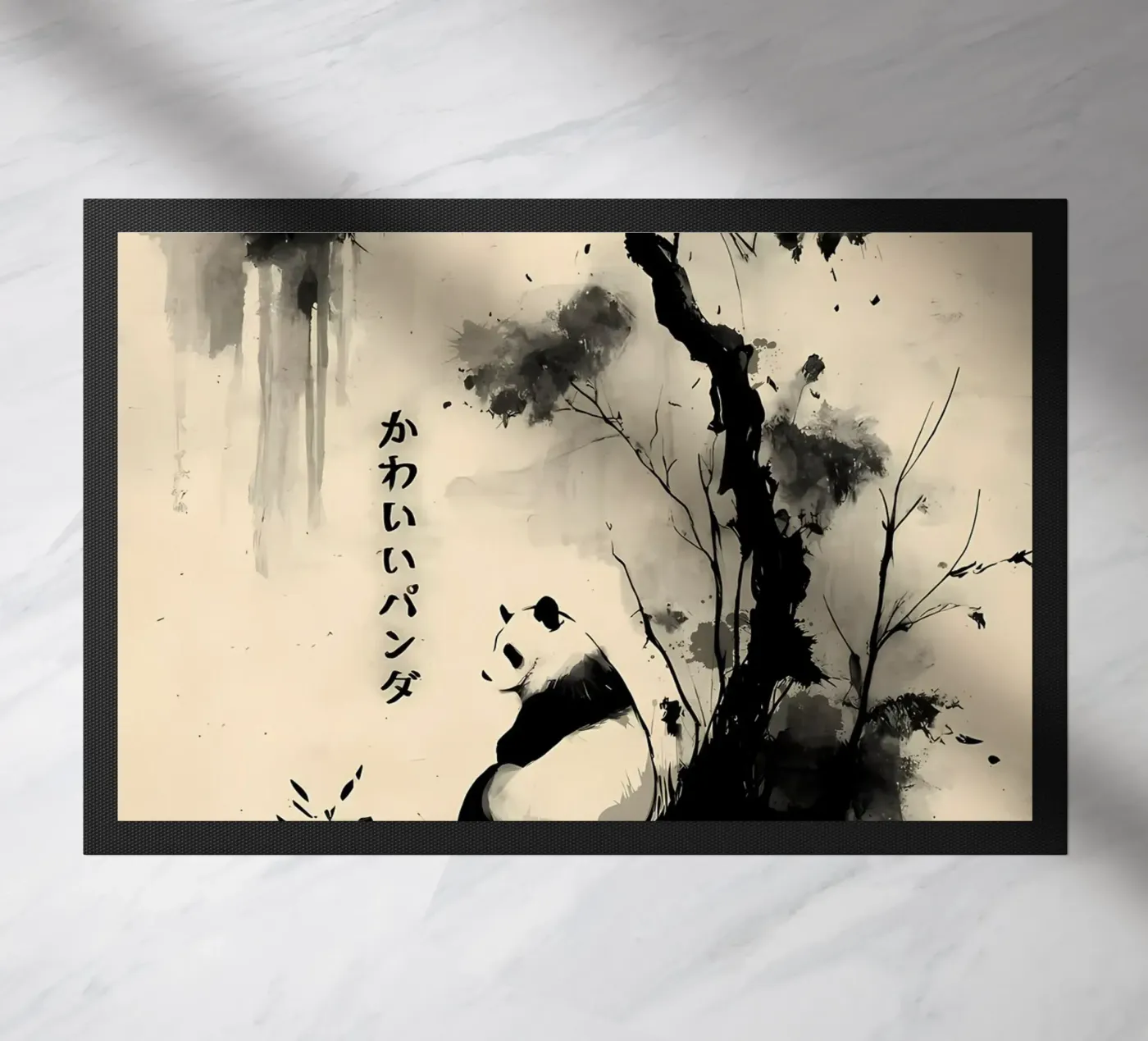 Panda Fußmatte von James M Coyle