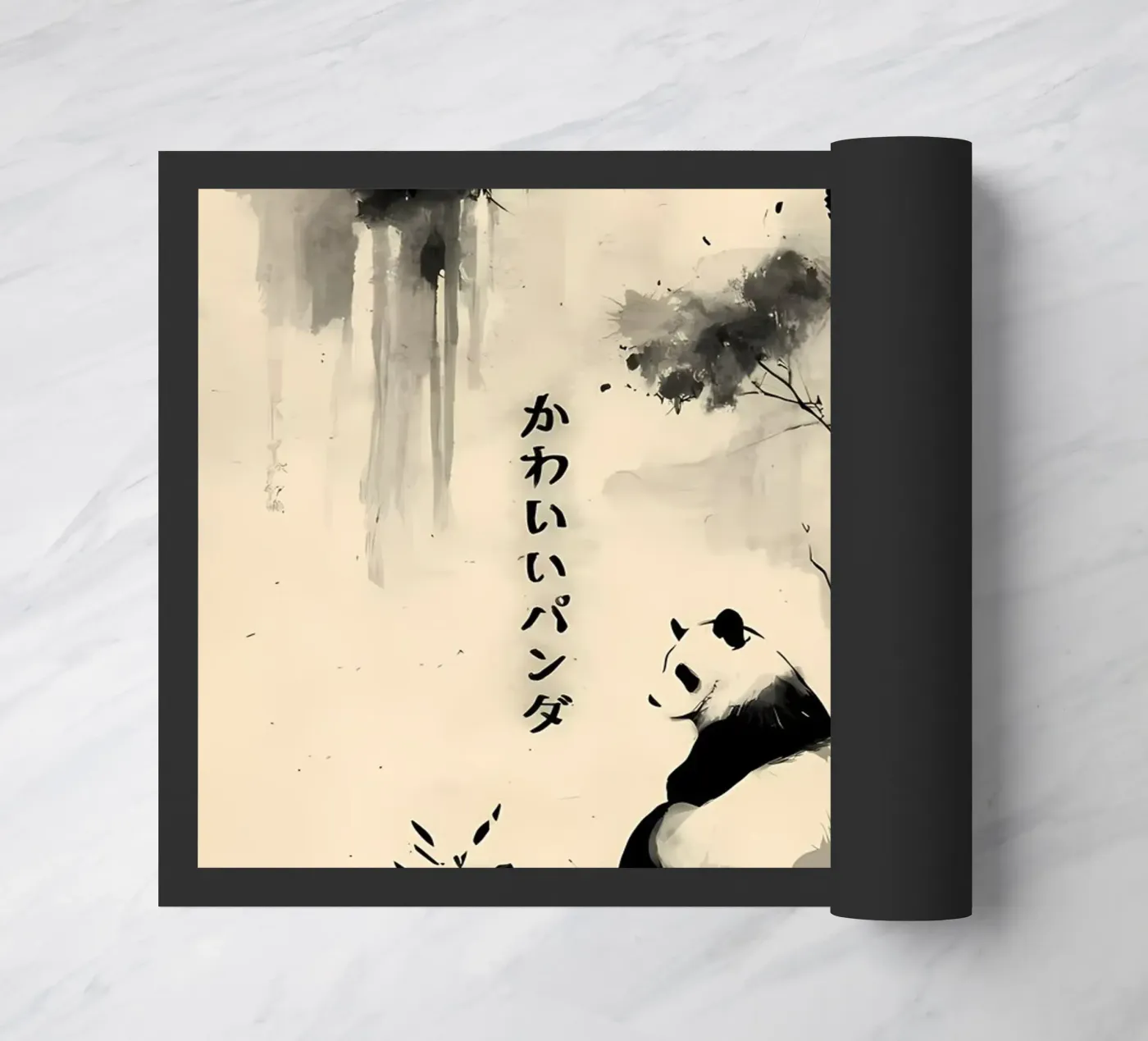 Panda Fußmatte von James M Coyle