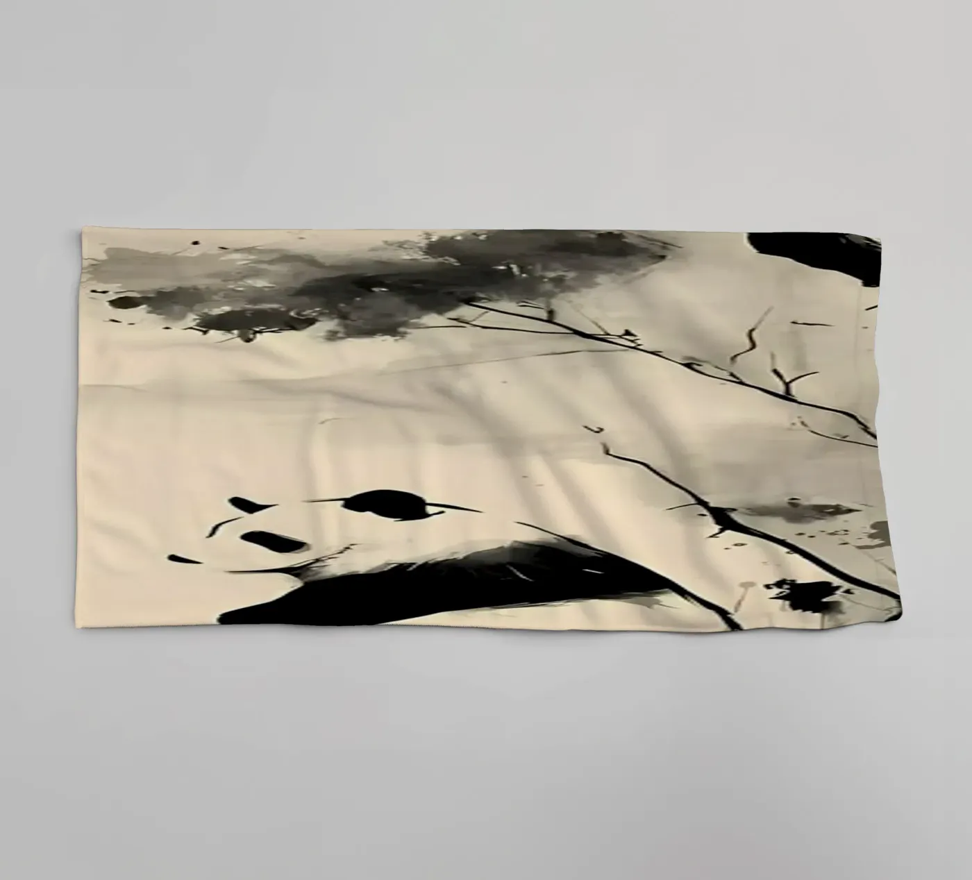 Panda badhanddoek van James M Coyle