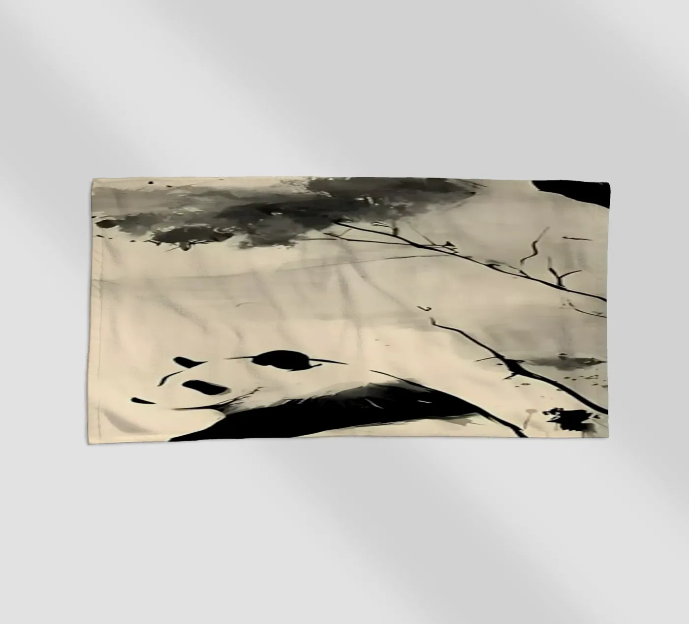 Panda strandhanddoek van James M Coyle