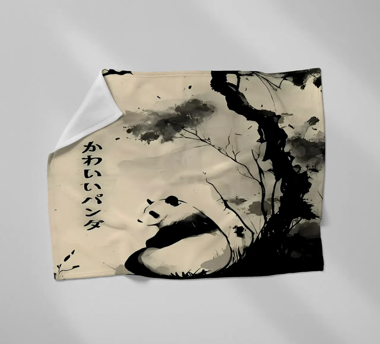 Panda Fleecedecke von James M Coyle