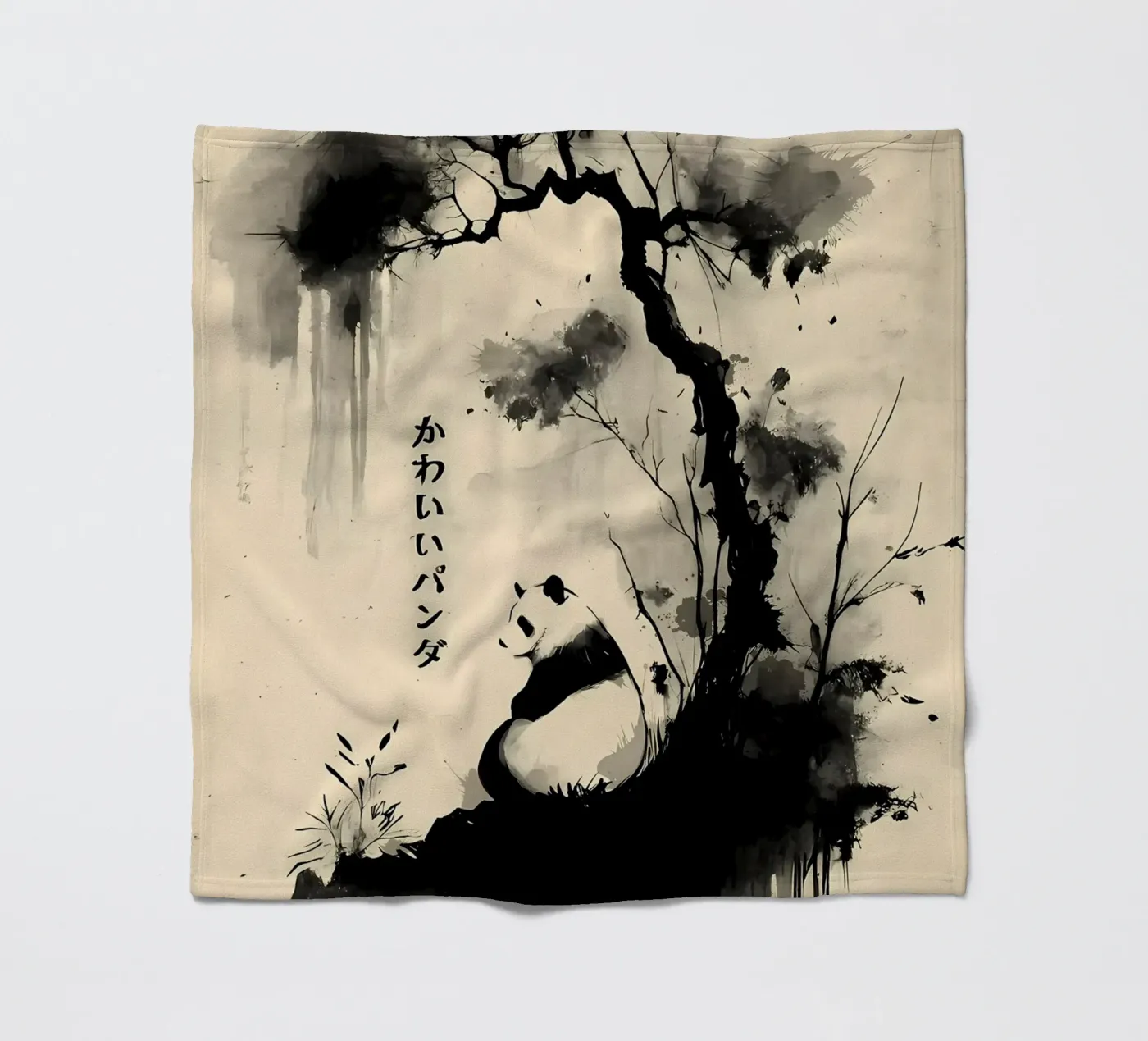 Panda fleecedeken van James M Coyle