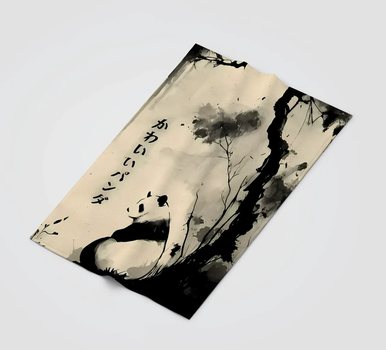 Panda Fleecedecke von James M Coyle