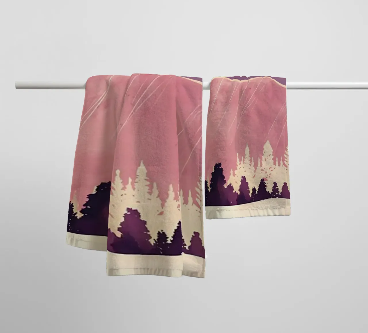 Red Gold Decor towel by Albert S Jacob