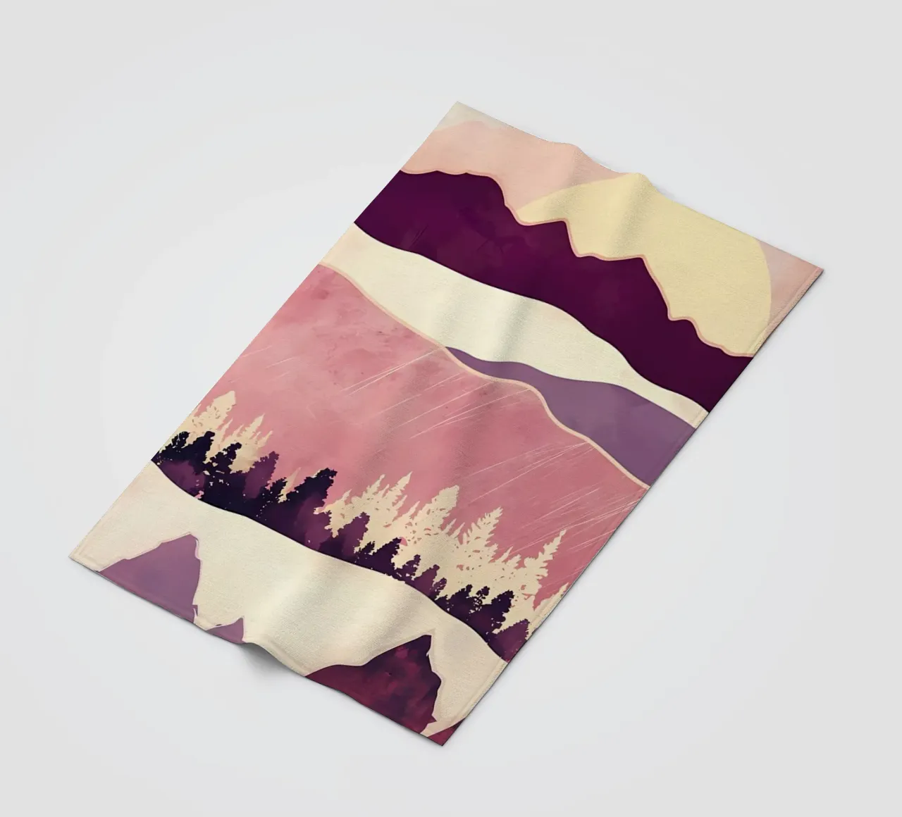 Red Gold Decor fleece blanket by Albert S Jacob