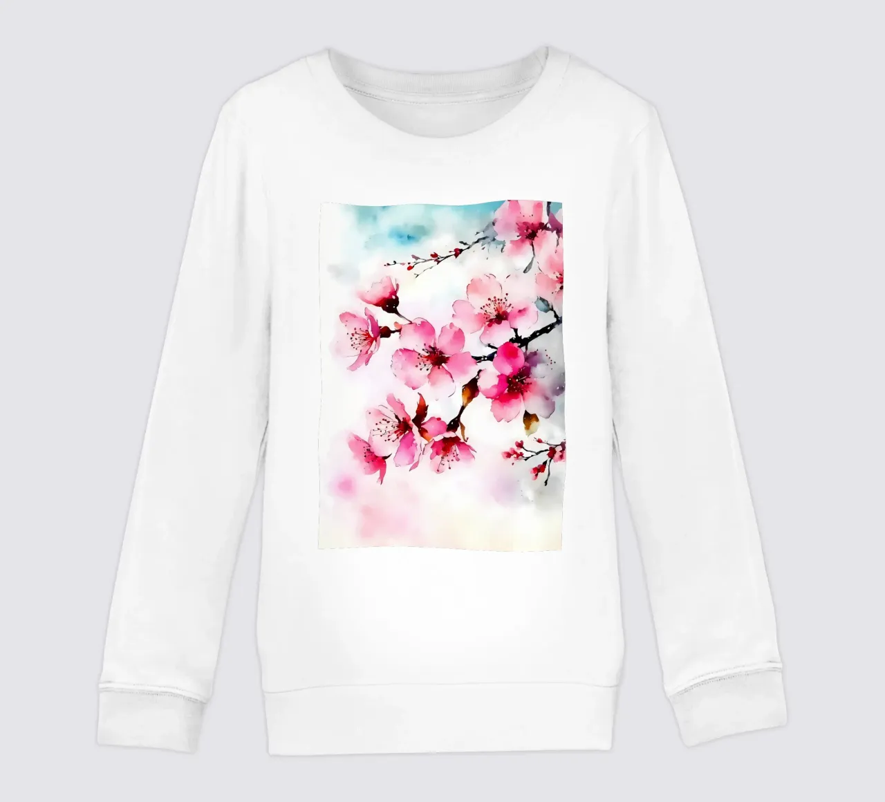 Fiori di sakura acquerello felpa bambino da Rebecca Clark Wyrick