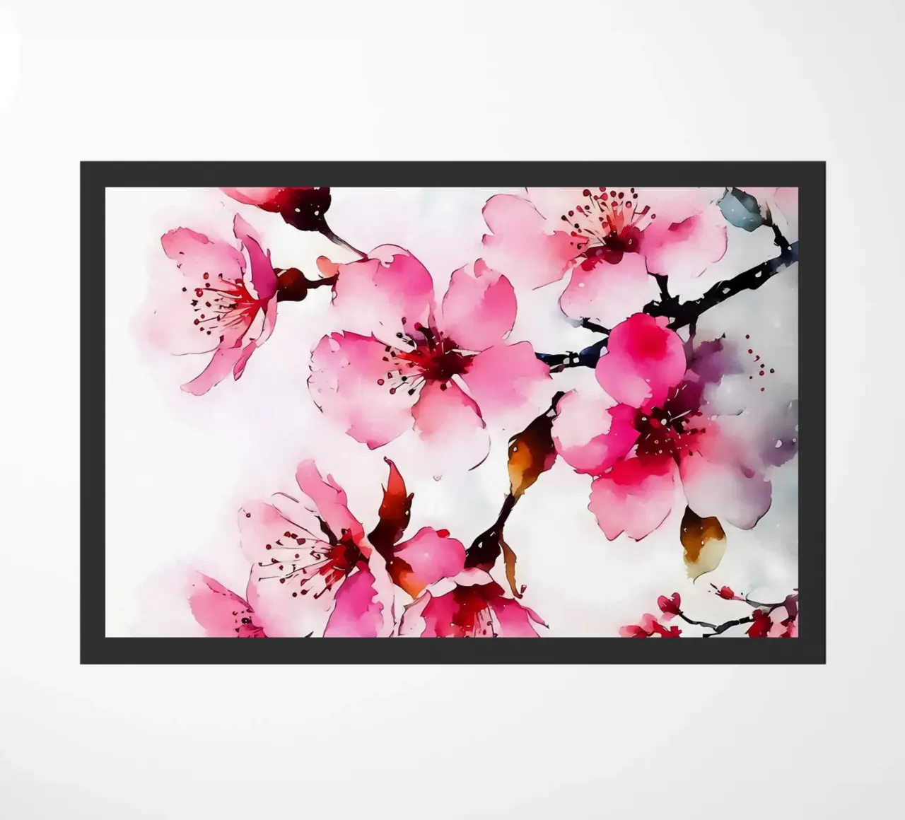 Fiori di sakura acquerello zerbino da Rebecca Clark Wyrick