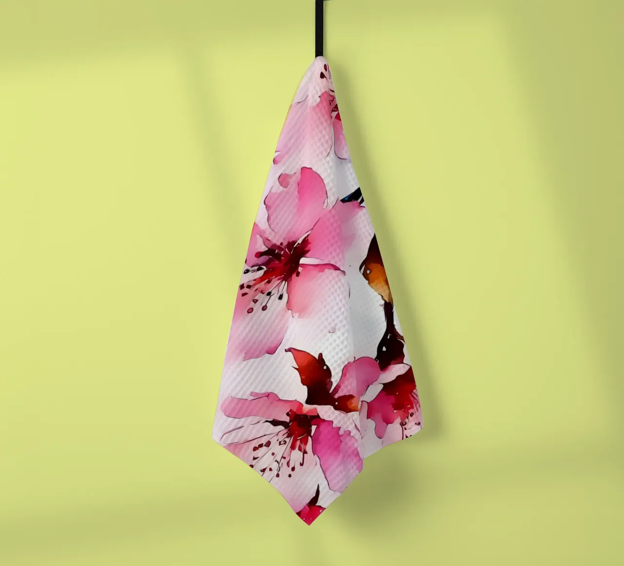 Fiori di sakura acquerello canovaccio da cucina da Rebecca Clark Wyrick