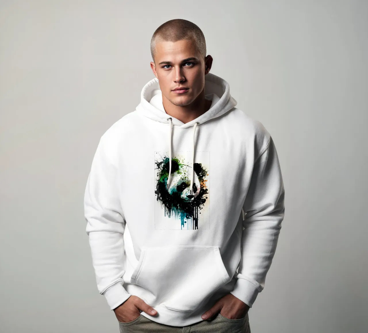 Panda felpa con cappuccio da James M Coyle