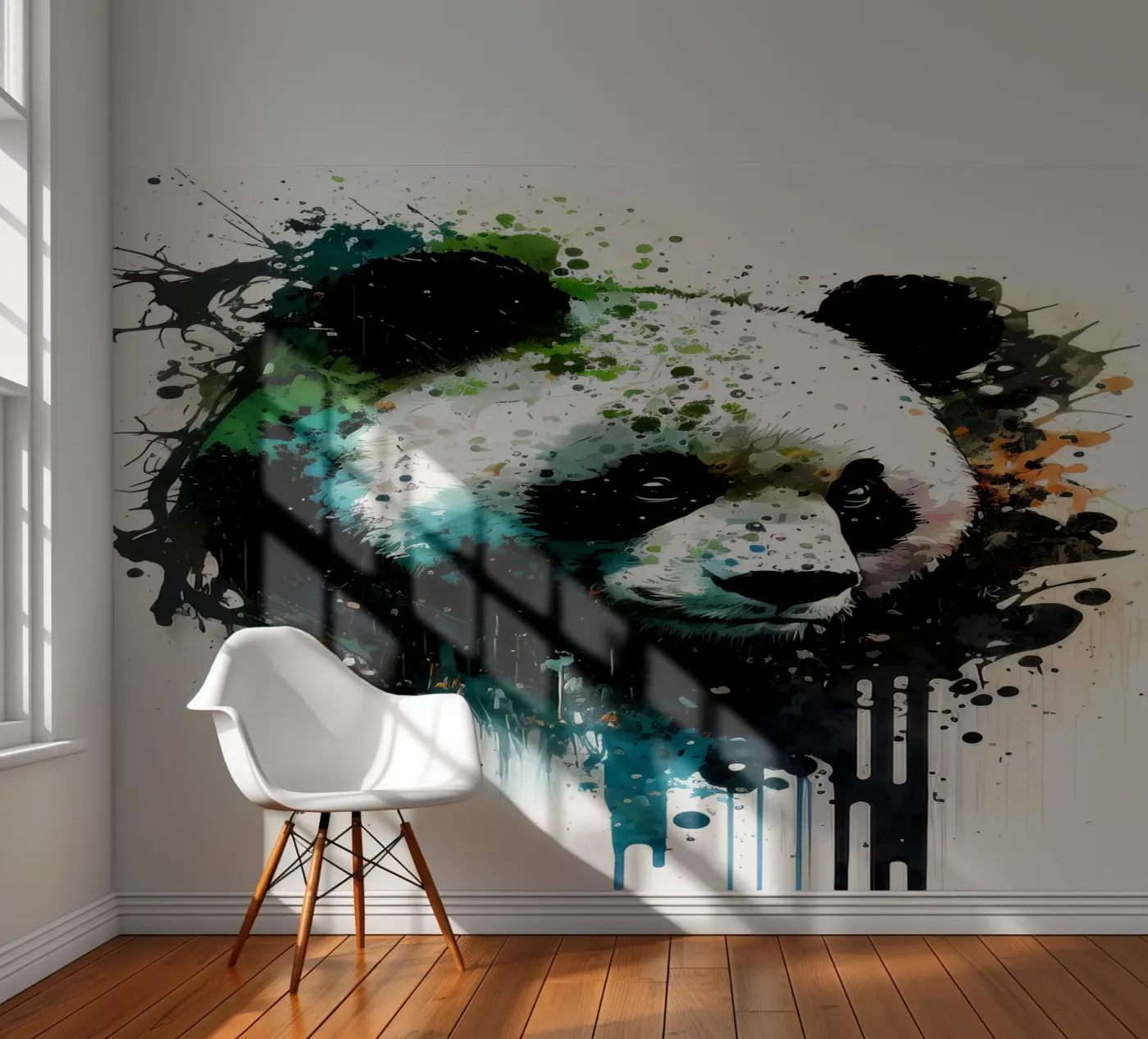 Panda fotobehang van James M Coyle