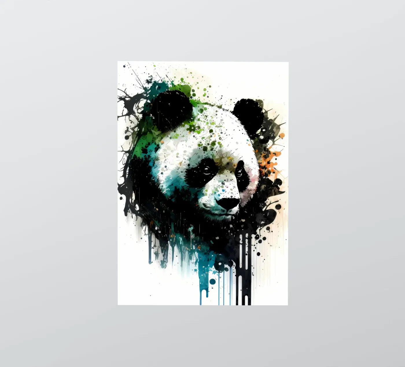 Panda sticker by James M Coyle