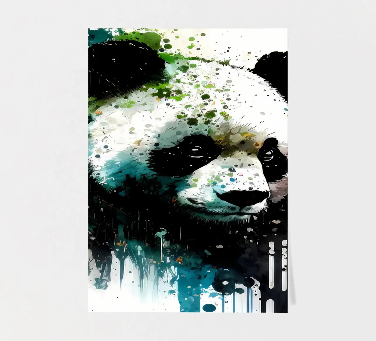 Panda sticker sheet by James M Coyle