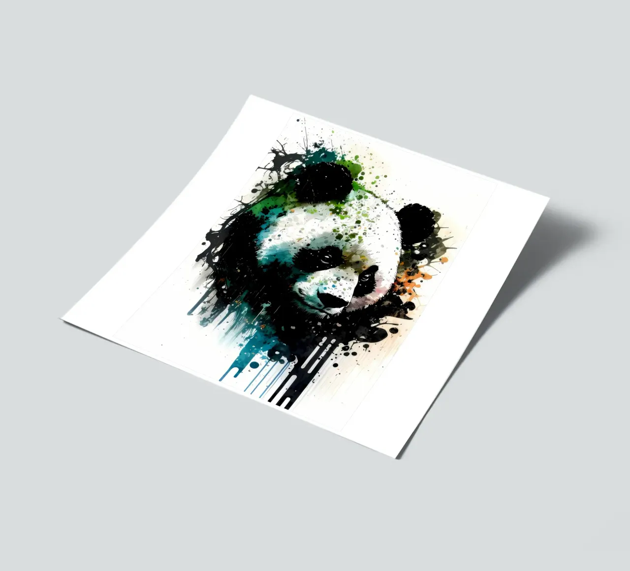 Panda sticker sheet by James M Coyle