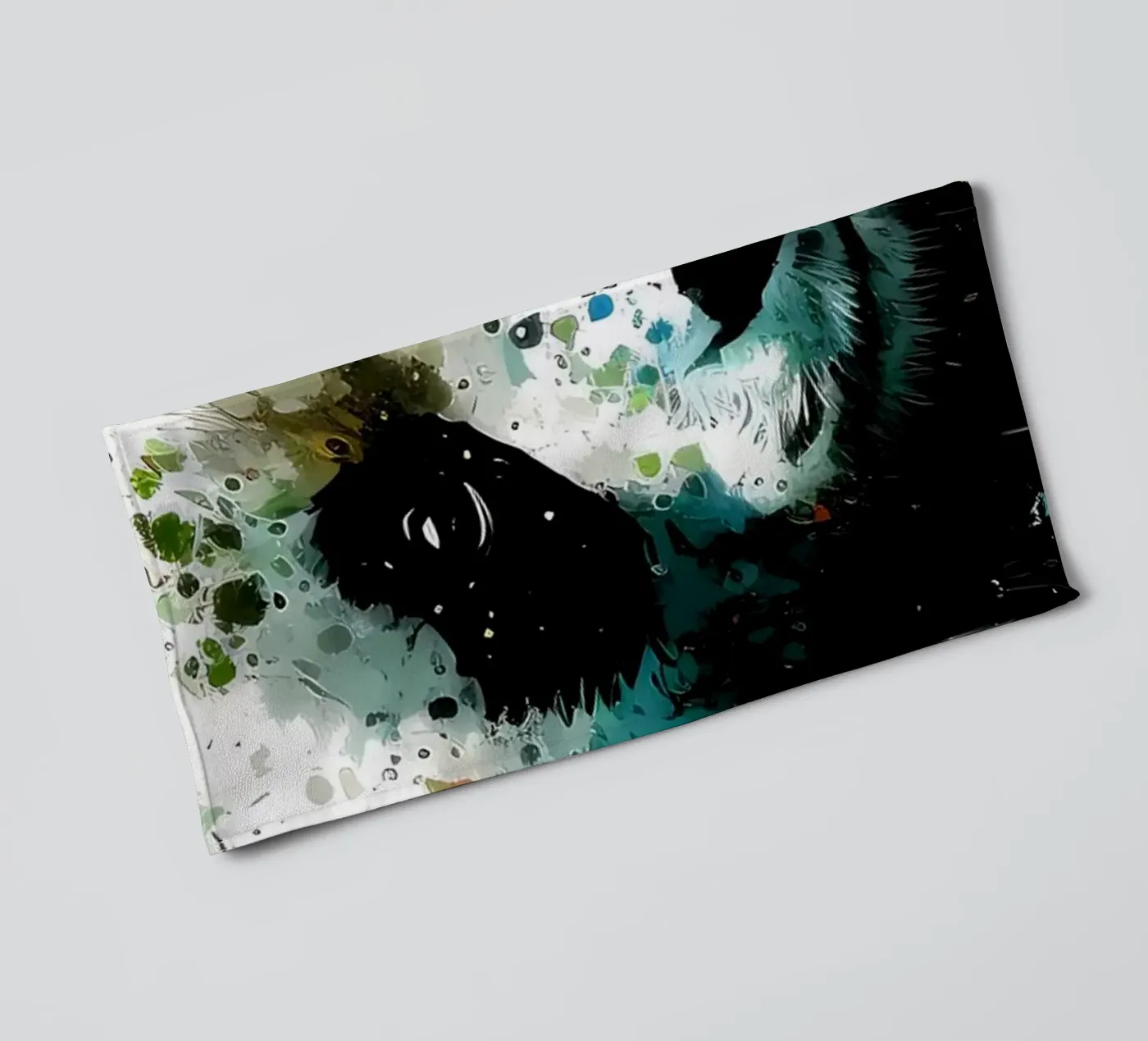 Panda badhanddoek van James M Coyle