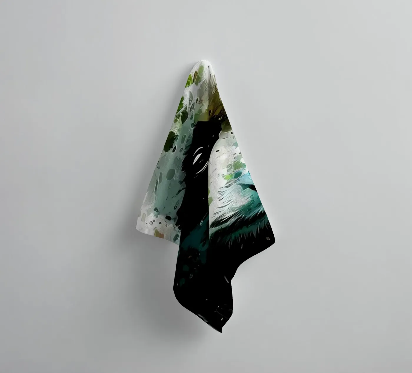 Panda towel by James M Coyle