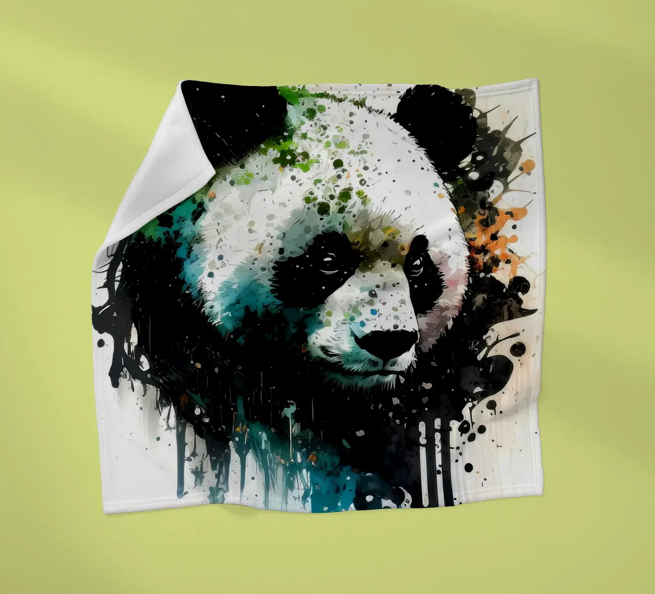 Panda Fleecedecke von James M Coyle