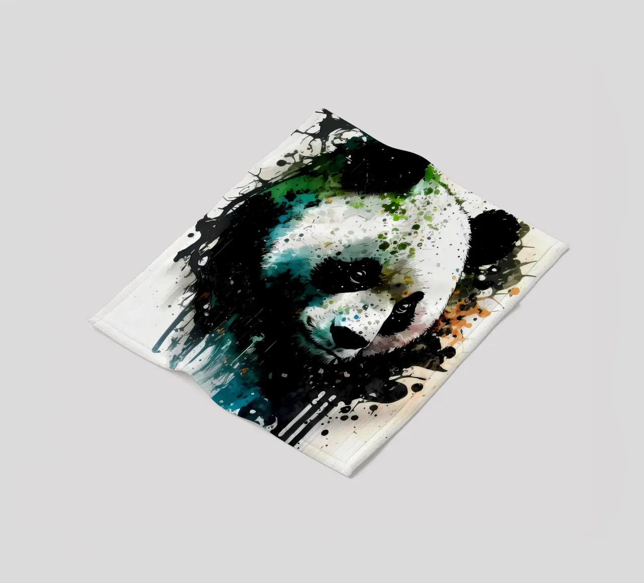 Panda Fleecedecke von James M Coyle