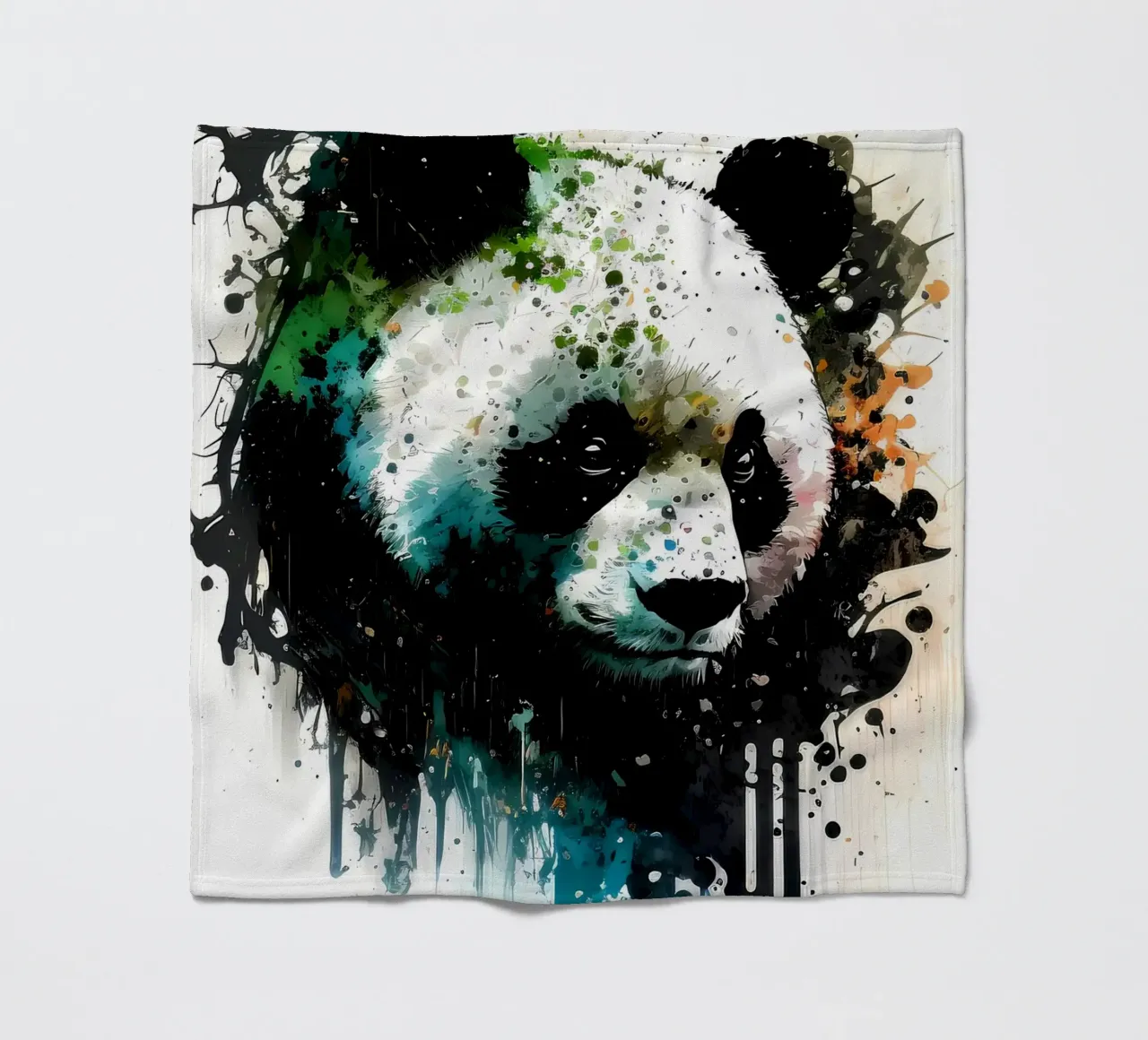 Panda Fleecedecke von James M Coyle
