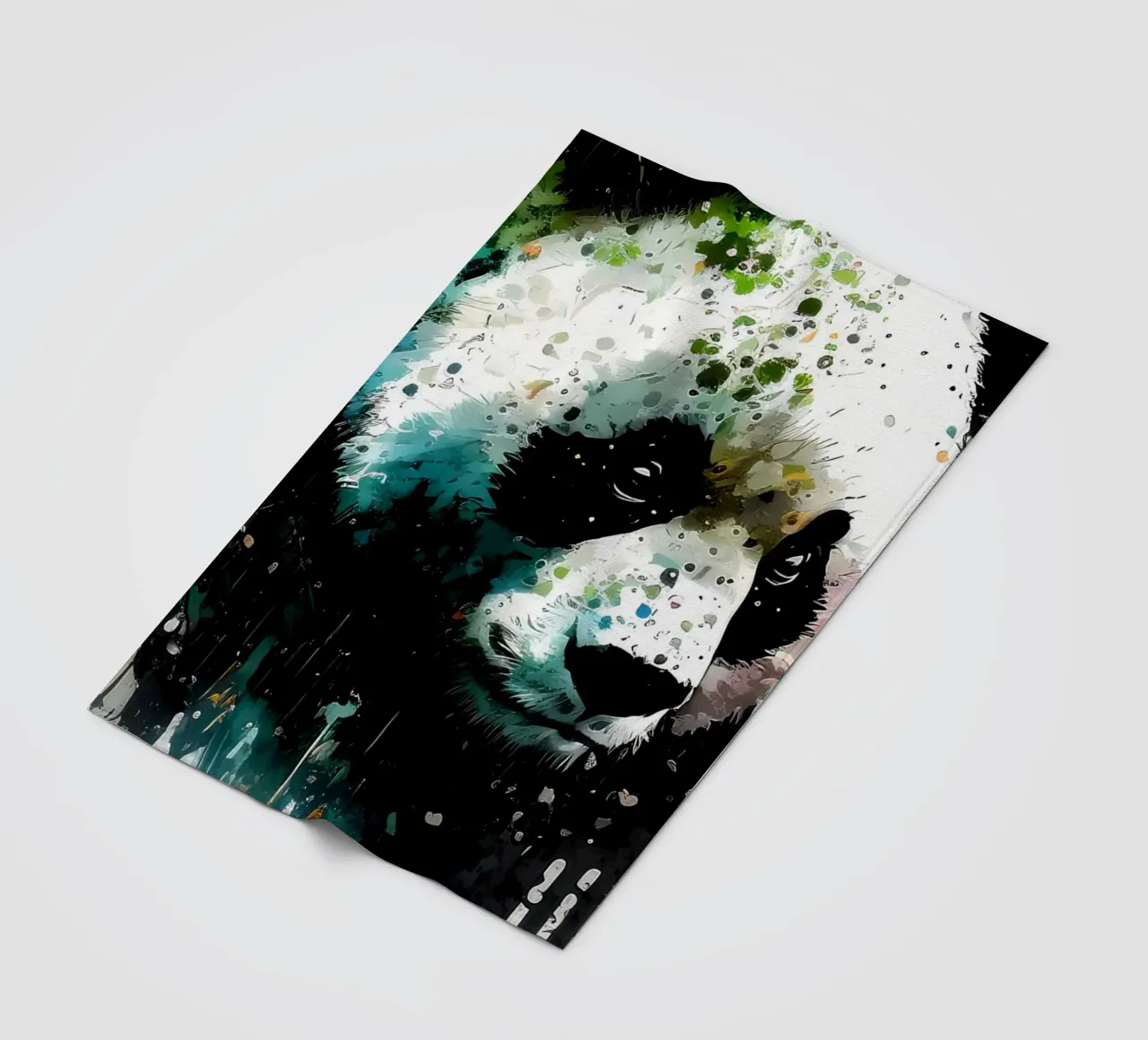 Panda Fleecedecke von James M Coyle