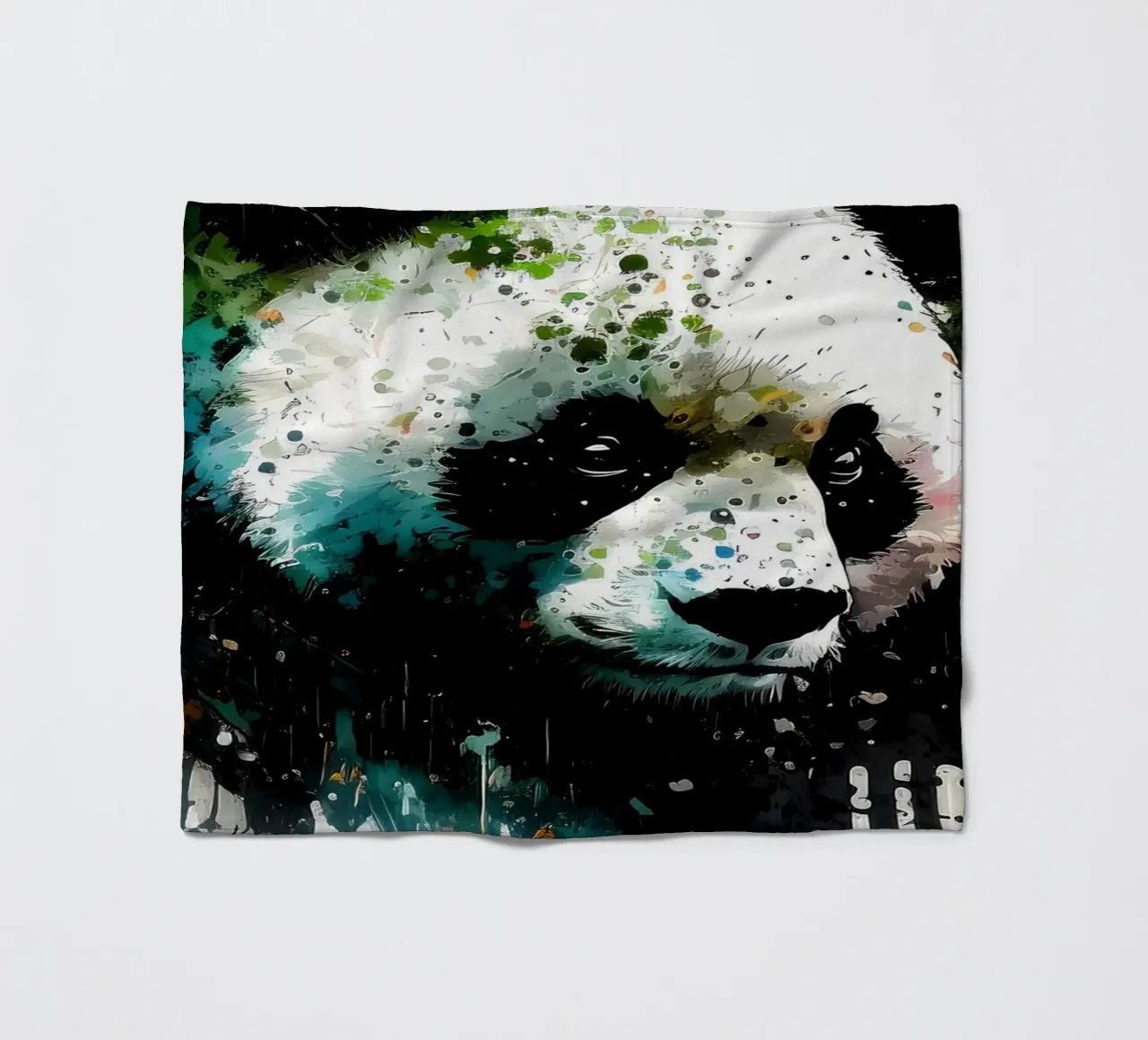 Panda Fleecedecke von James M Coyle