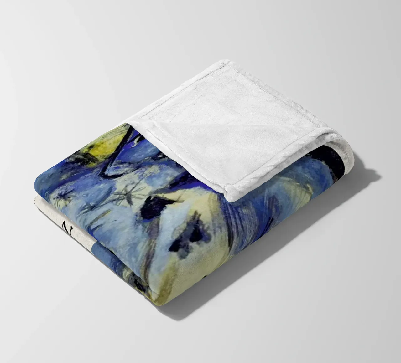 Franz Marc - Tower of Blue Horses coperta in pile da ARTOTHEK