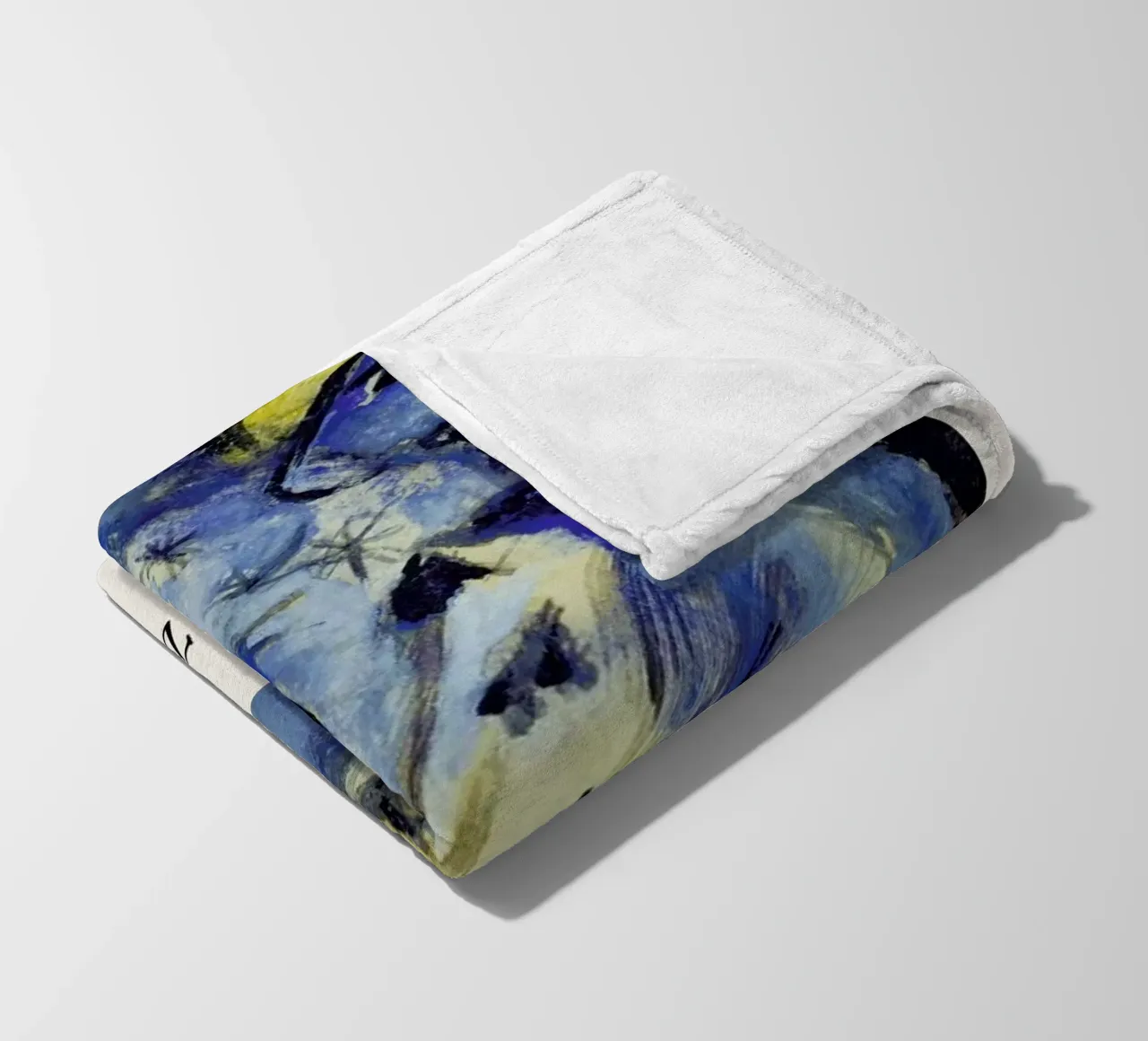 Franz Marc - Tower of Blue Horses coperta in pile da ARTOTHEK