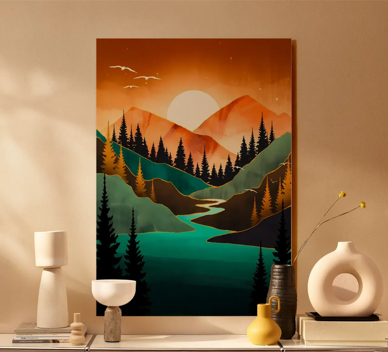 Colline della Borgogna plexiglass da Albert S Jacob