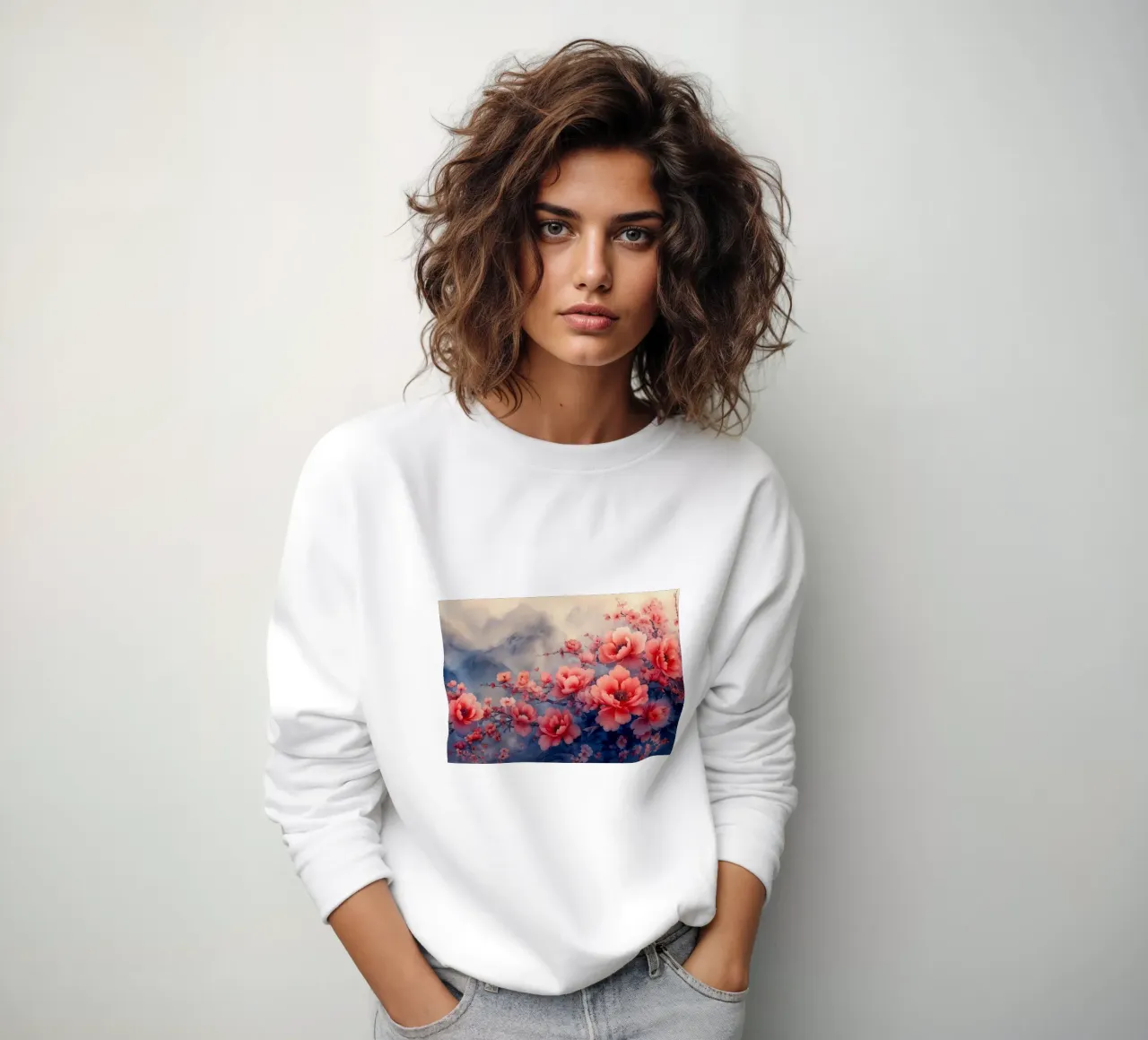 ciliegio in fiore in Giappone felpa da Rebecca Clark Wyrick