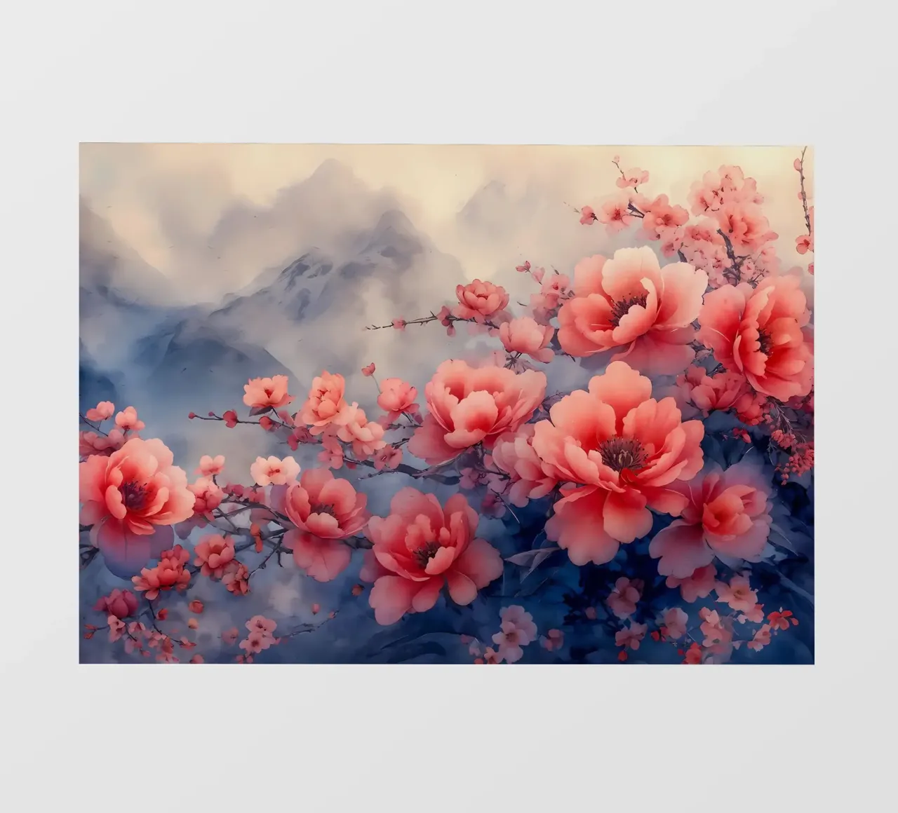 ciliegio in fiore in Giappone pellicola backlit da Rebecca Clark Wyrick