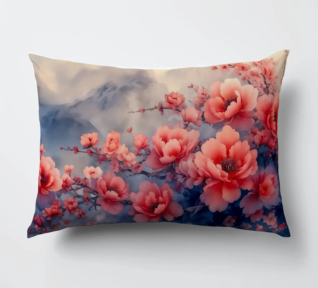 ciliegio in fiore in Giappone cuscino da Rebecca Clark Wyrick