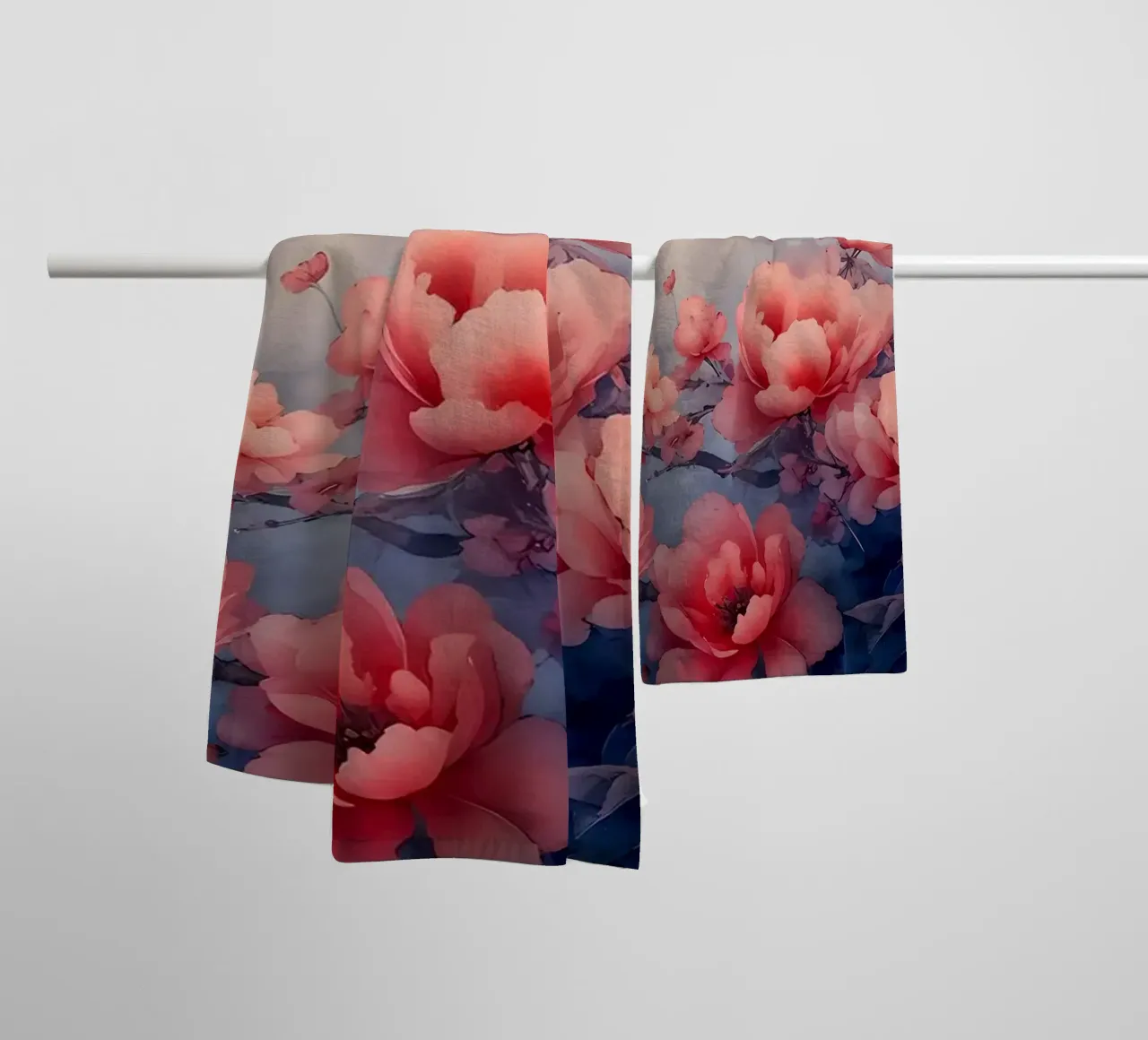 ciliegio in fiore in Giappone asciugamano da bagno da Rebecca Clark Wyrick