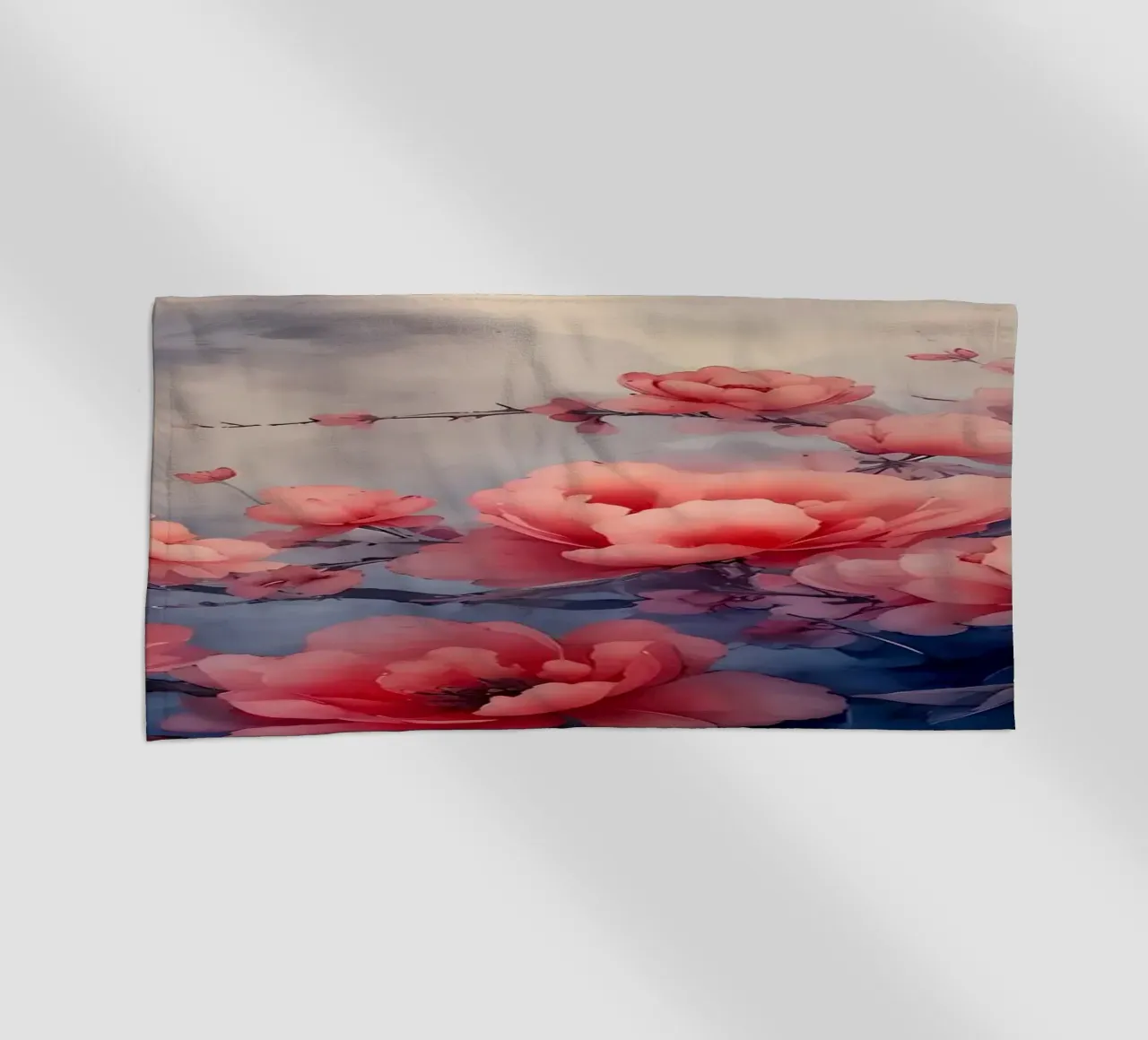 ciliegio in fiore in Giappone telo mare da Rebecca Clark Wyrick