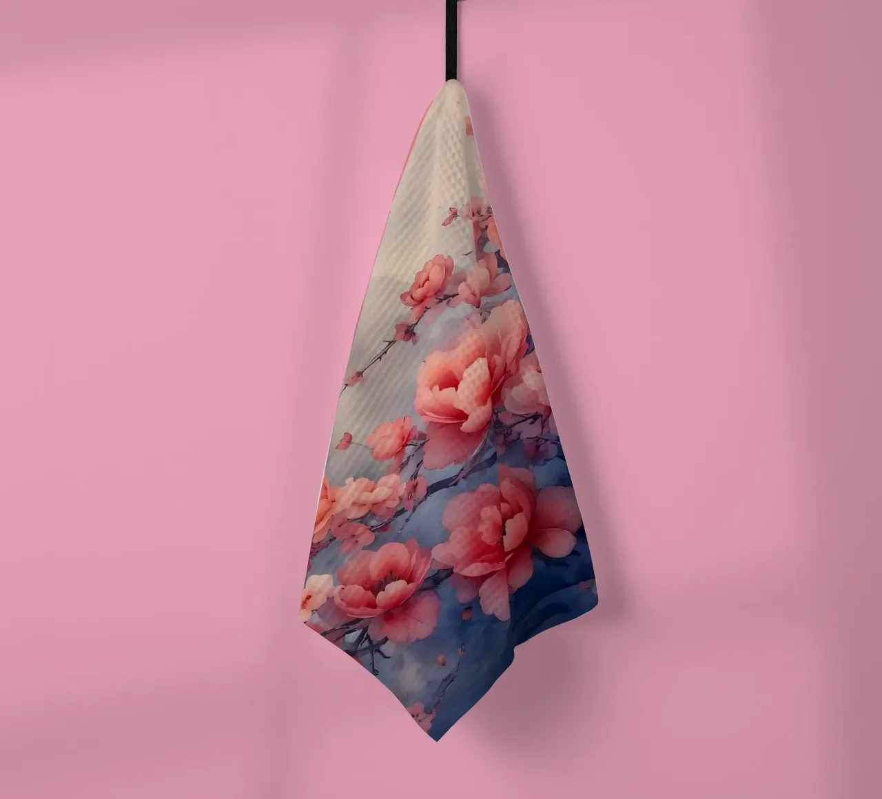 ciliegio in fiore in Giappone canovaccio da cucina da Rebecca Clark Wyrick