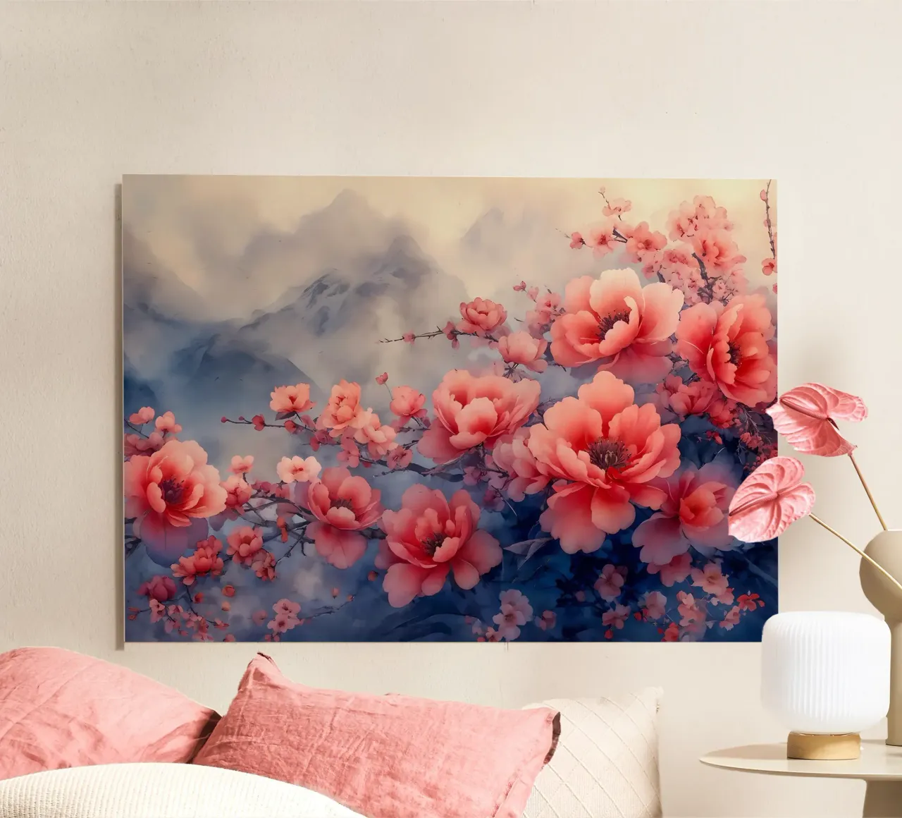 ciliegio in fiore in Giappone alluminio dibond da Rebecca Clark Wyrick