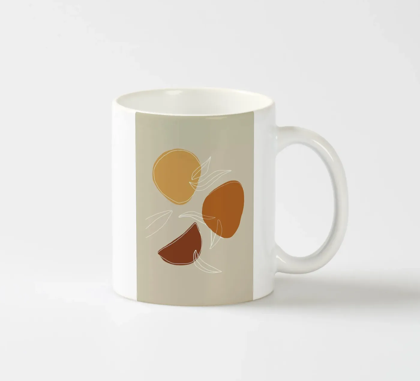 Fruit ceramic mug by Pure