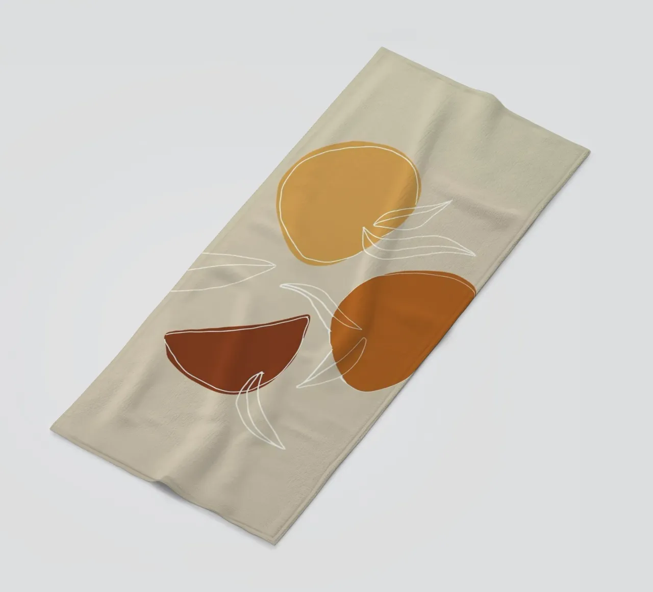 Fruit beach towel by Pure