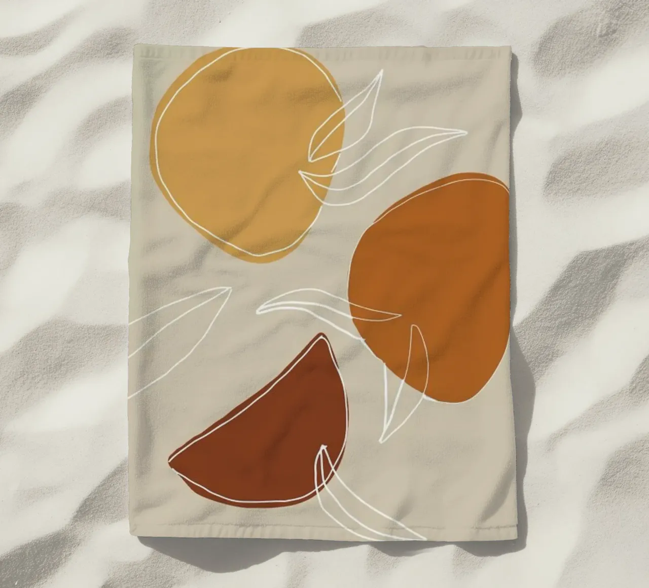 Fruit beach towel by Pure