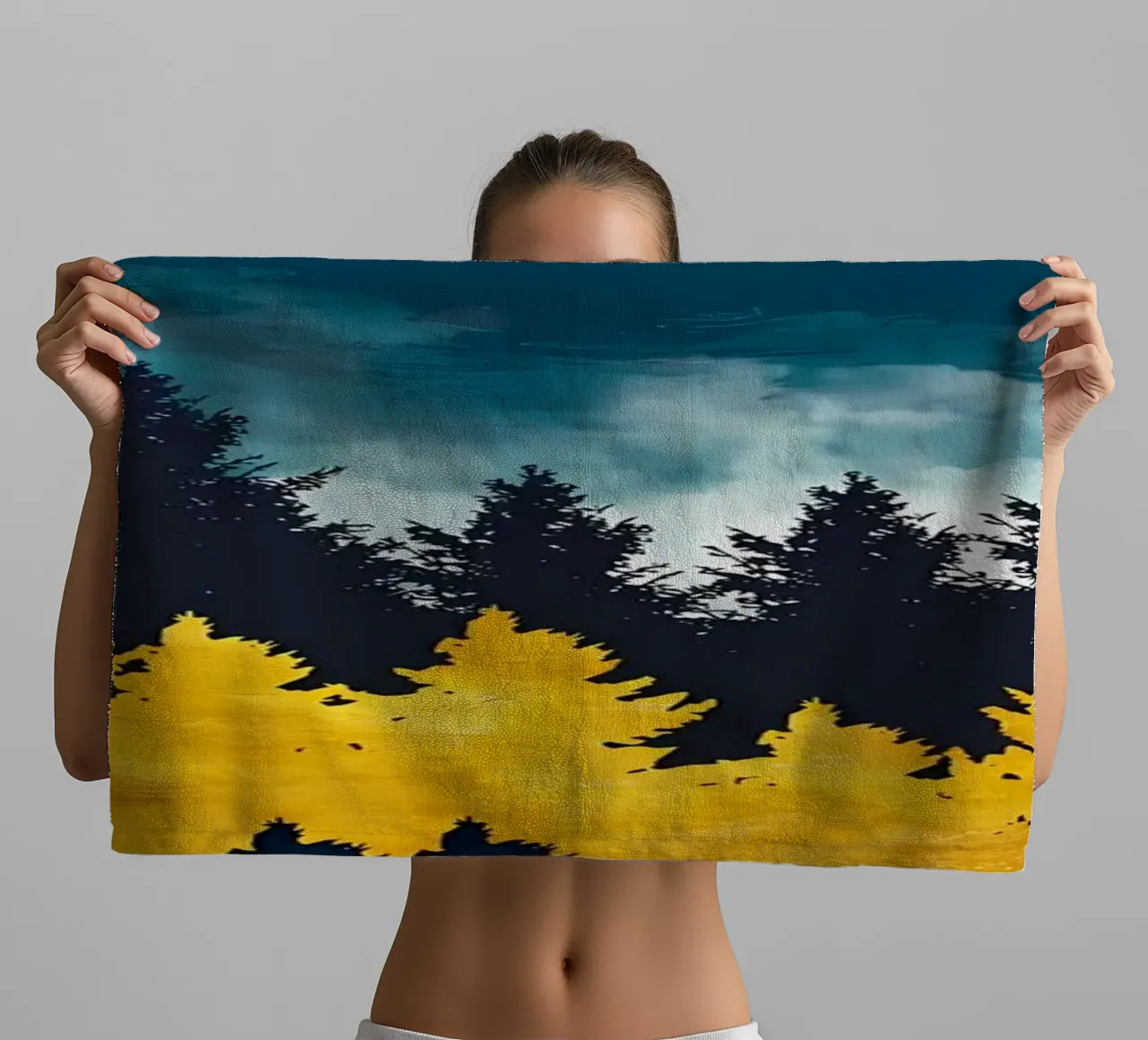 Dawn badhanddoek van Albert S Jacob