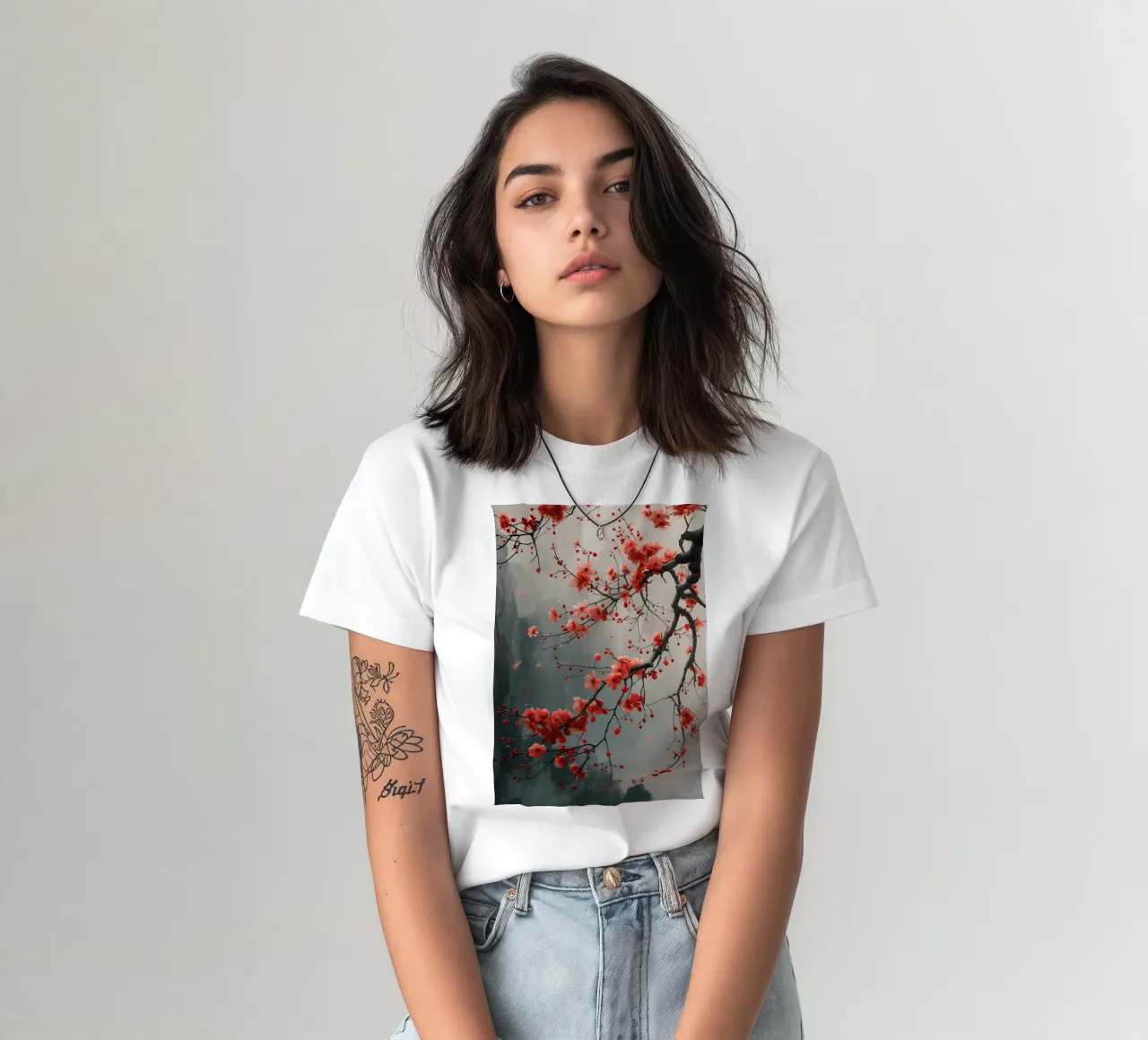 Fiori di ciliegio in Giappone t-shirt da Rebecca Clark Wyrick