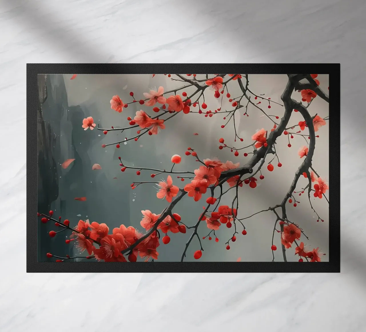 Fiori di ciliegio in Giappone zerbino da Rebecca Clark Wyrick