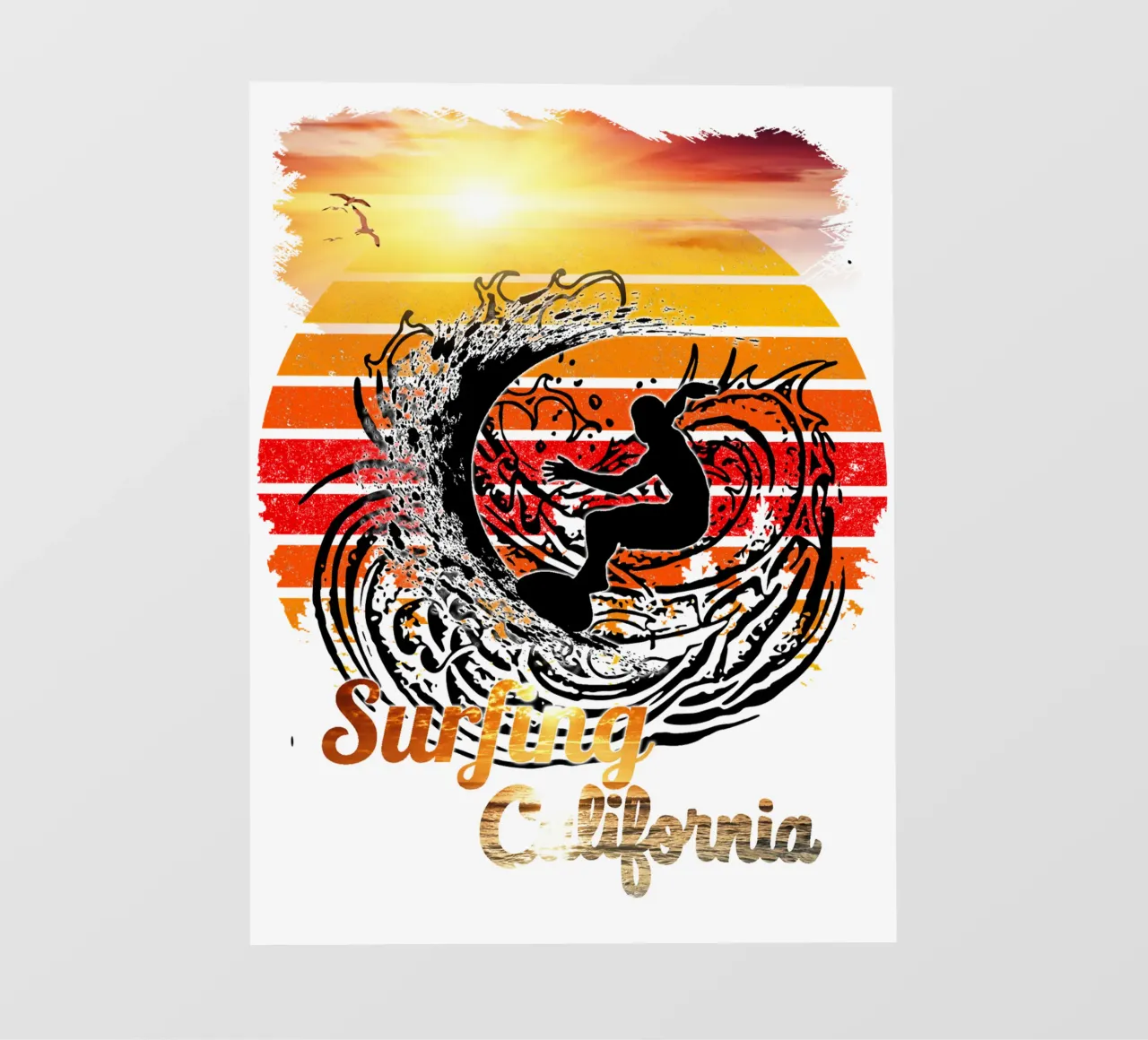 Surf Life Oval 2a - Summer Sun Vibes 11b pellicola backlit da surfer28