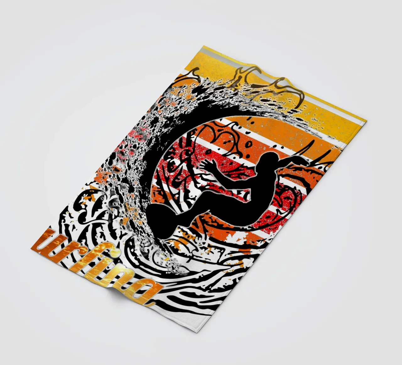 Surf Life Oval 2a - Summer Sun Vibes 11b coperta in pile da surfer28