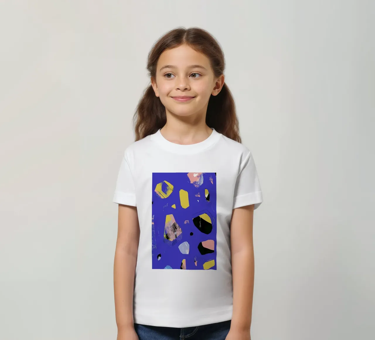 Rocks In Blue kids t-shirt by Jilli Darling Art