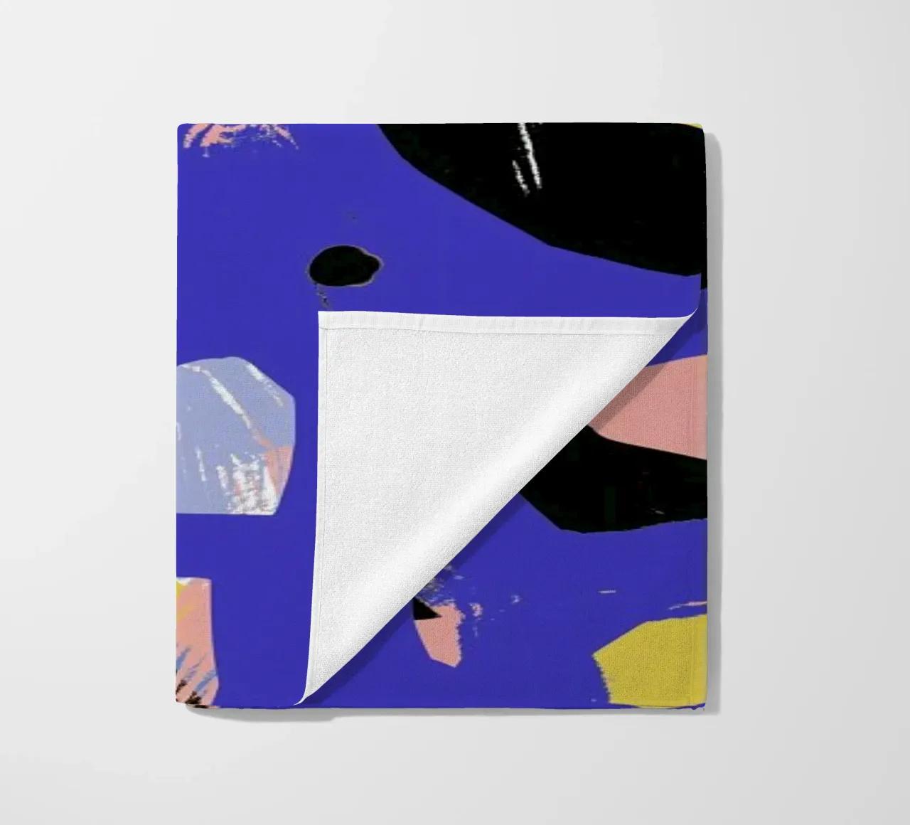 Rocks In Blue beach towel by Jilli Darling Art
