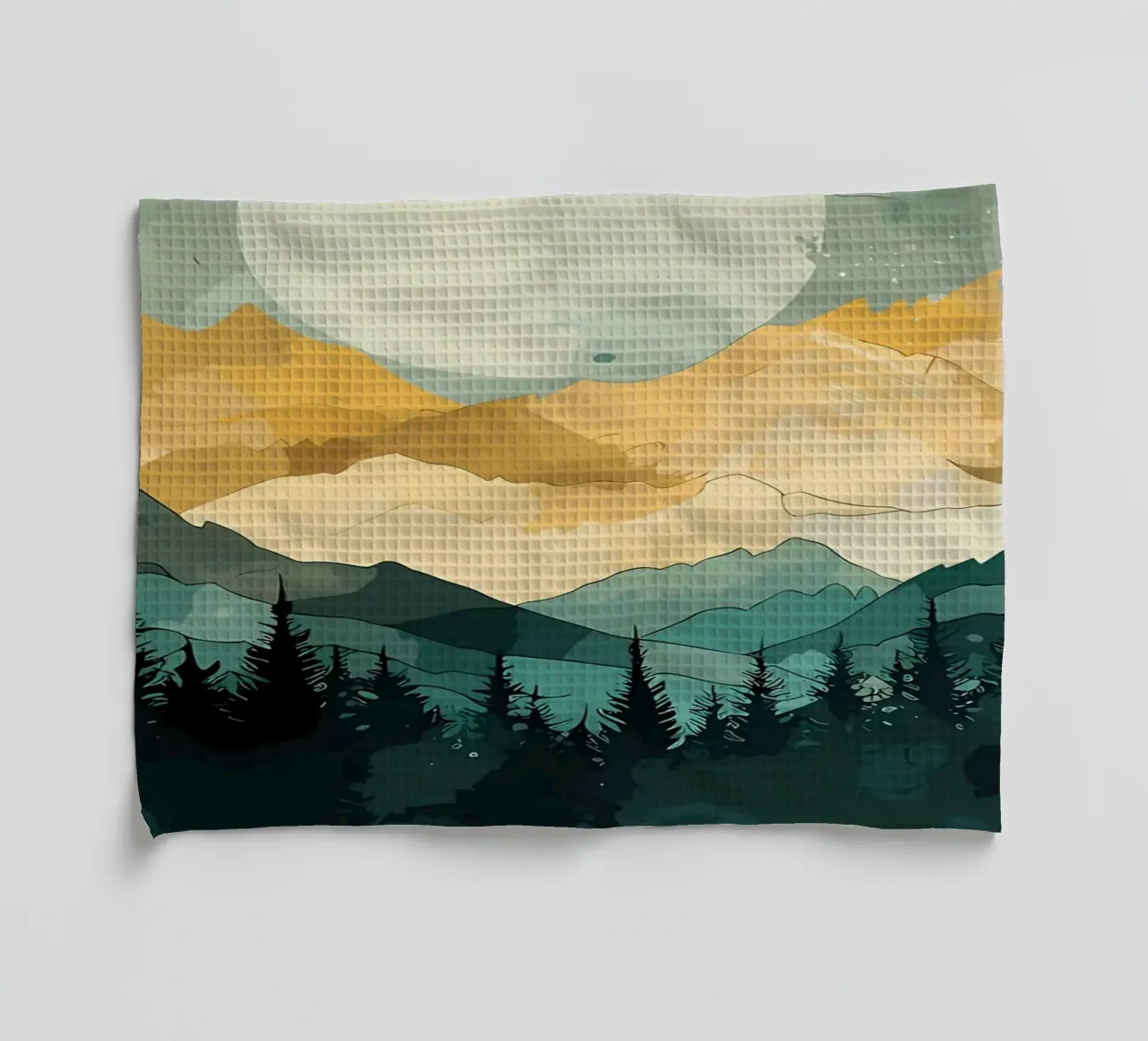 Sunrise dove canovaccio da cucina da Albert S Jacob